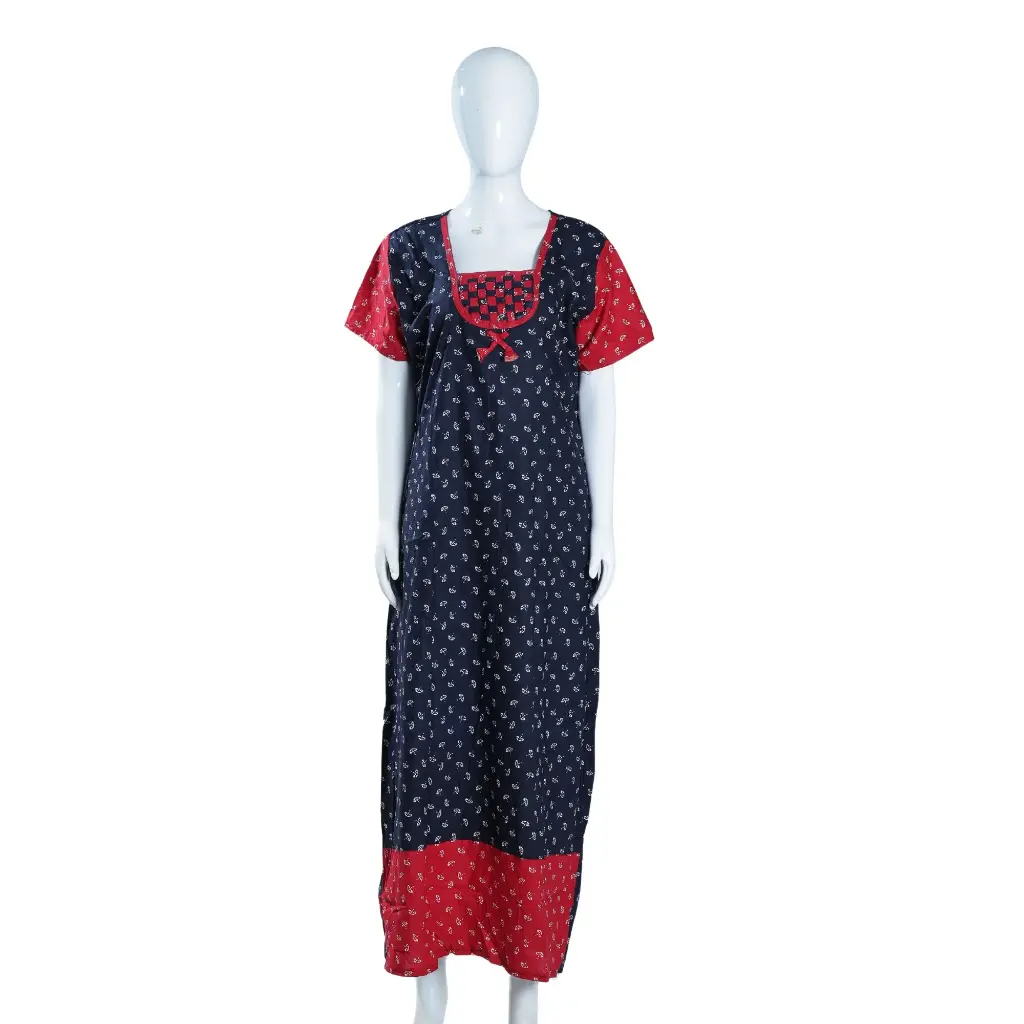 Women Nighty Multi Color
