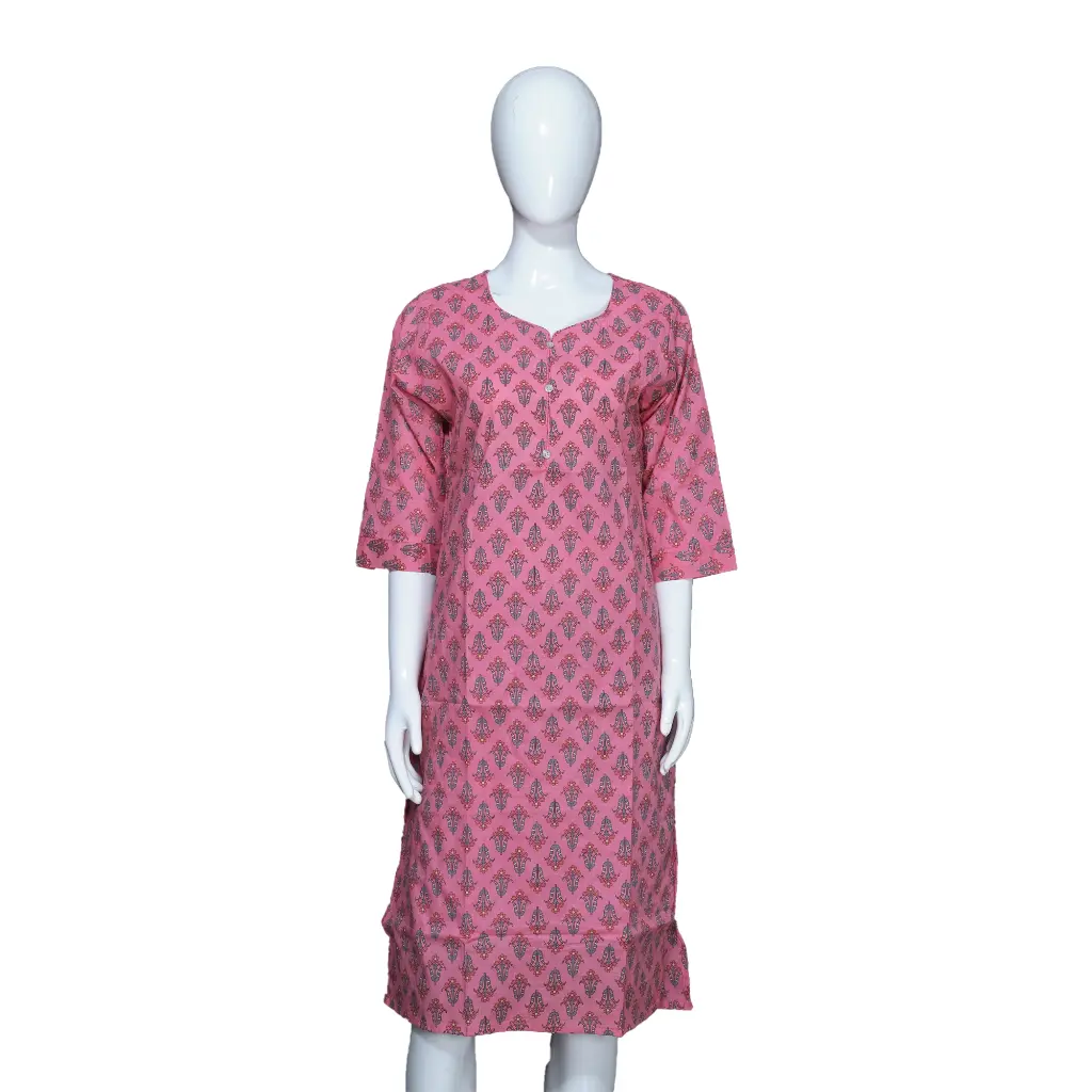 Kurti Pink Cotton