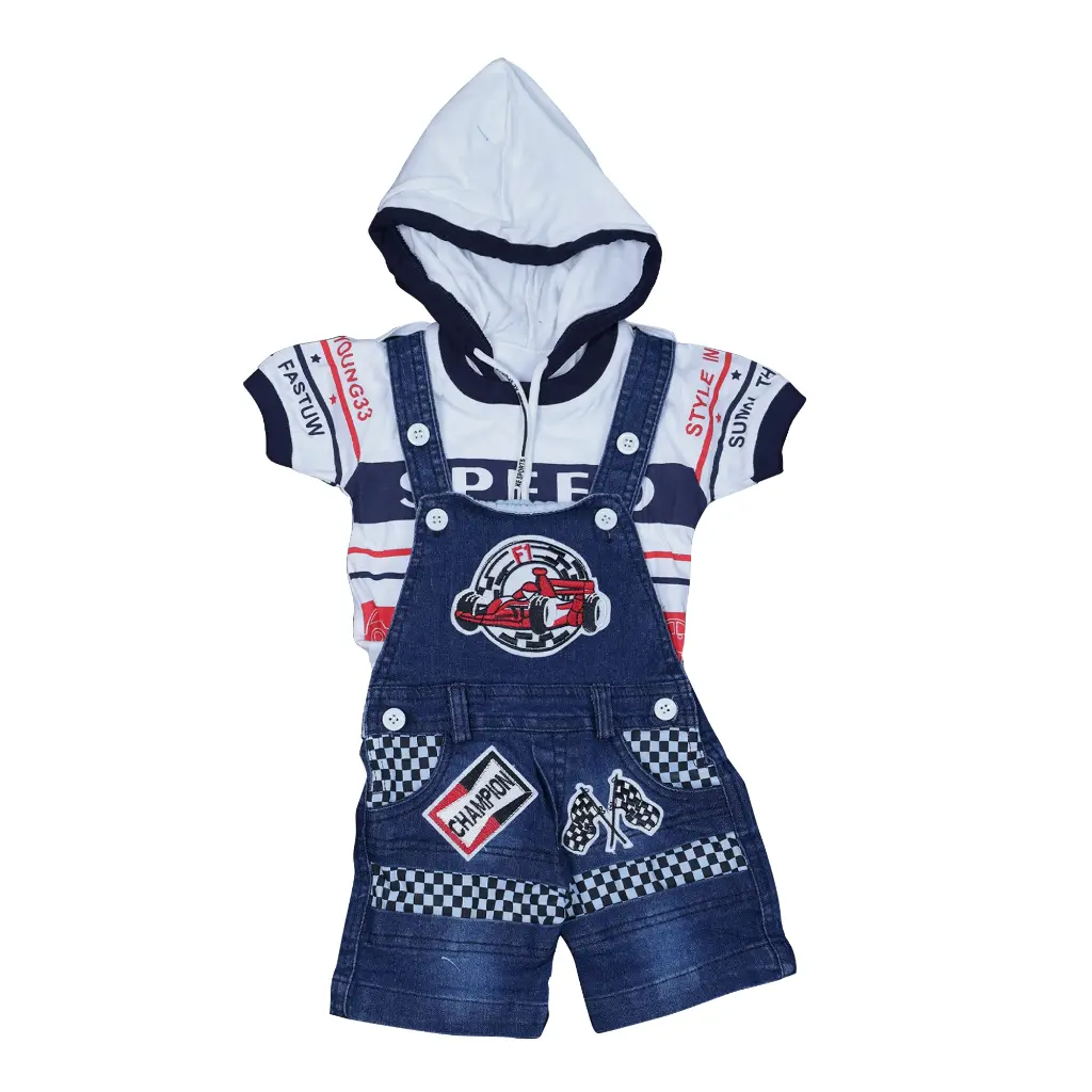 Baby Boys Romper With Cap