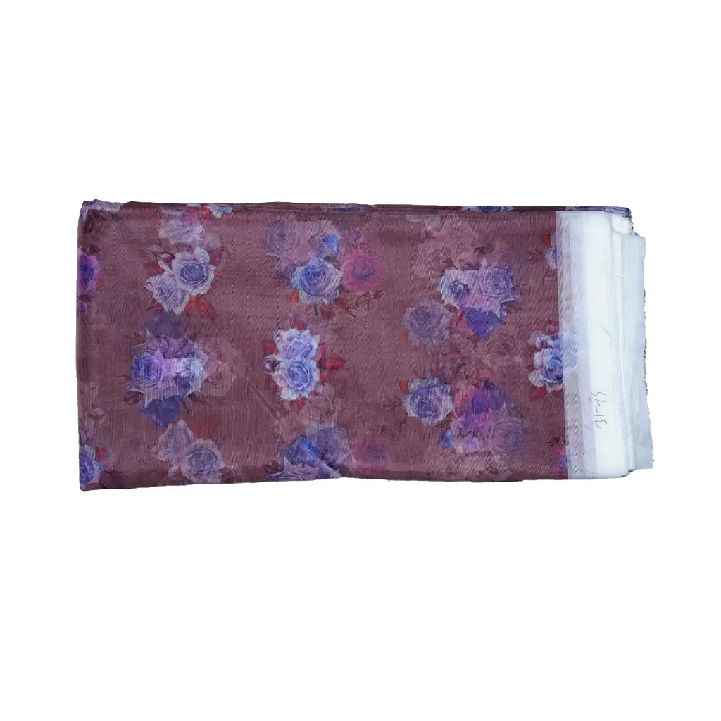 Running Material Floral Cotton