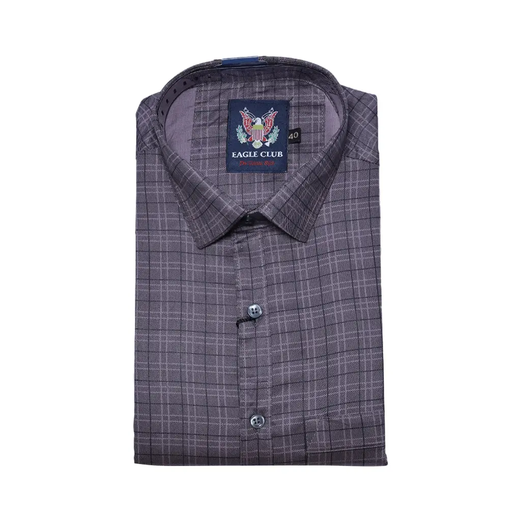 Formal Shirts Check Violet
