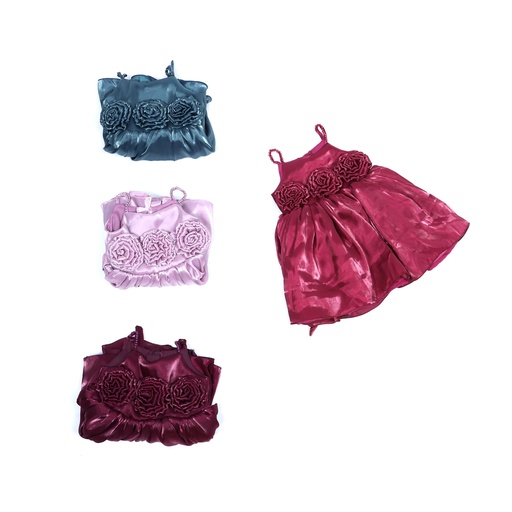 [1025] Fancy satin frock