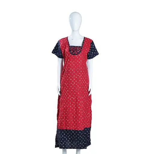 Women Nighty Multi Color