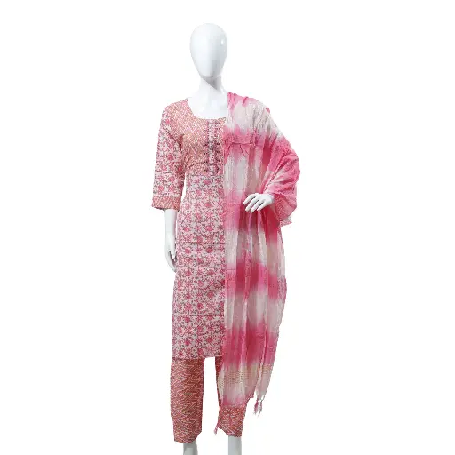Stitched Salwar Suite Pink