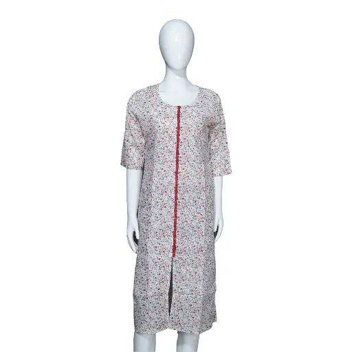 Kurti Red Printed