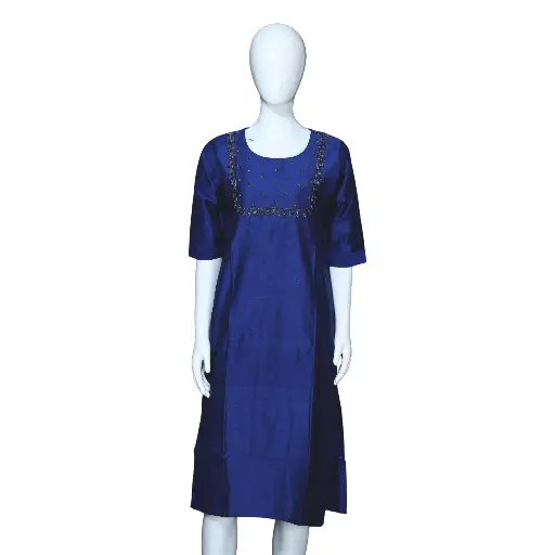 Kurti Blue Designed