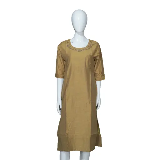 Kurti Brown Designed