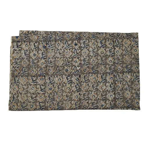 Kalamkari Printed Cotton Green