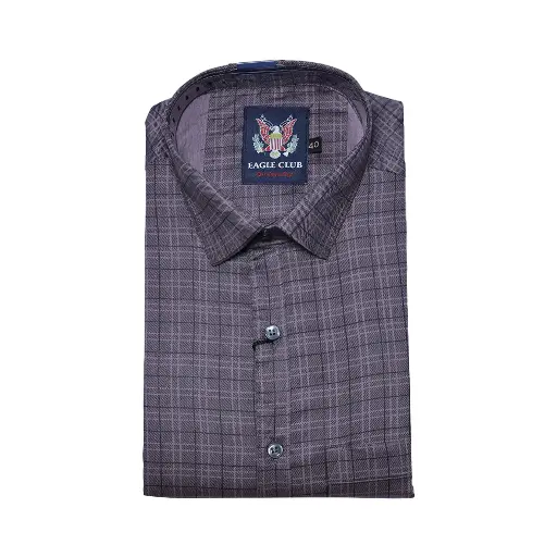 Formal Shirts Check Violet