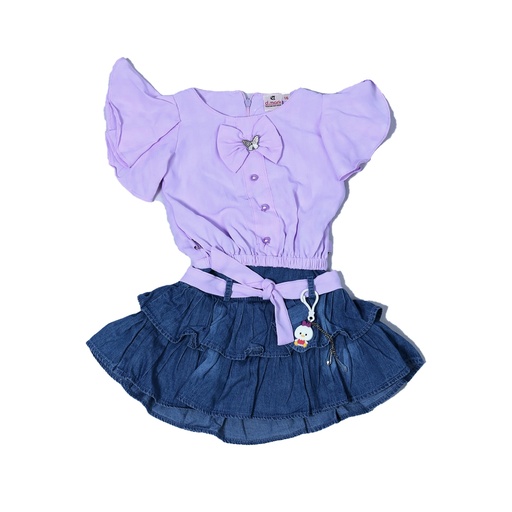 [6295Q] Top and Skirt