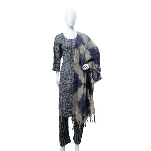 Salwar Grey Printed